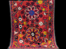 ウズベキスタン　刺繍布
