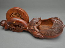 『壺豊』鶴亀彫