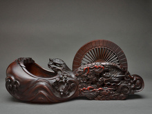 『二代目 壺豊力作』龍亀虎彫