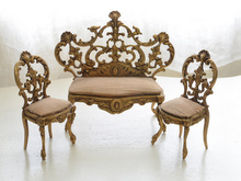 フランス アンティーク ロココ調 ミニチュア家具