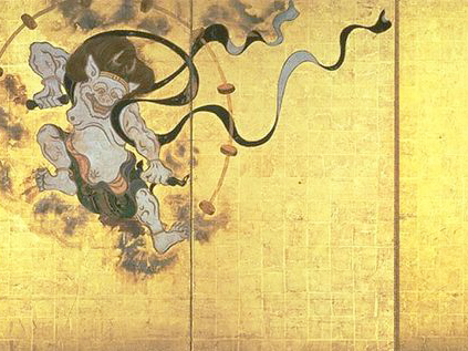 風神雷神図屏風