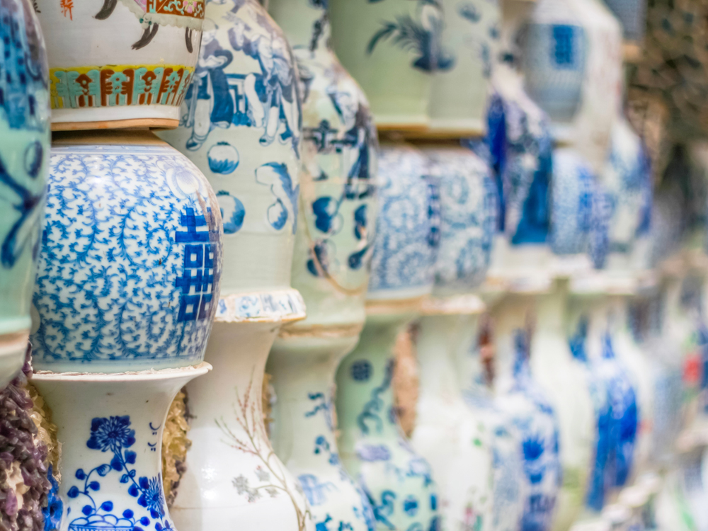 景徳鎮の陶磁器