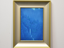 「夕静寂」 木版画