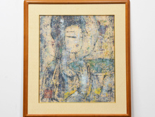 「供養菩薩」油彩