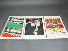 「女優」・「バラはバラ」・「窓からの眺めA」 シート（3点）