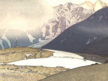 吉田博『日本アルプス十二題』シリーズ