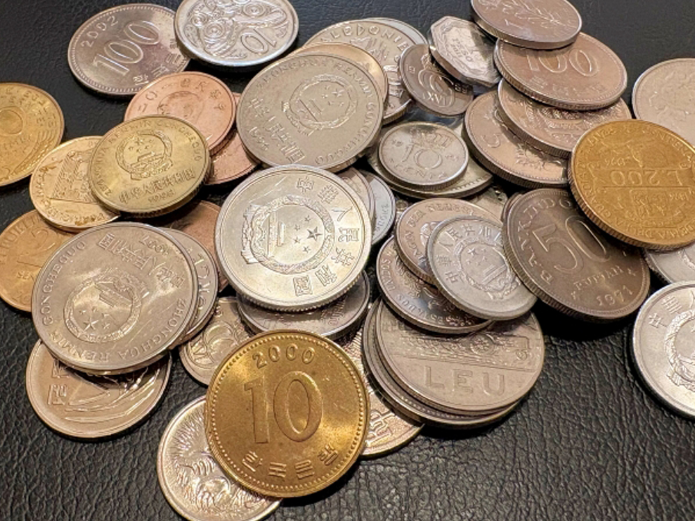 硬貨をきれいにする方法