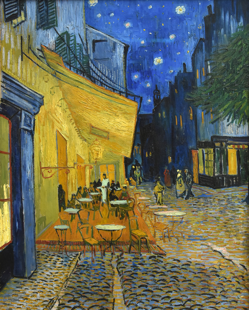 ゴッホ「夜のカフェテラス」の意味を解説