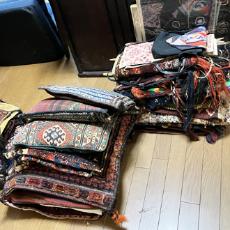 絨毯 キリム まとめて買取画像