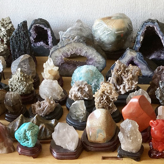 鑑賞石 鉱石・原石 まとめて買取画像 大量コレクション画像