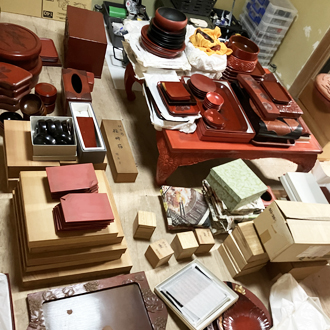漆器･輪島塗･鎌倉彫 まとめて買取画像 コレクション画像