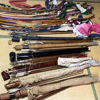 弓道具 まとめて 買取画像 現場画像